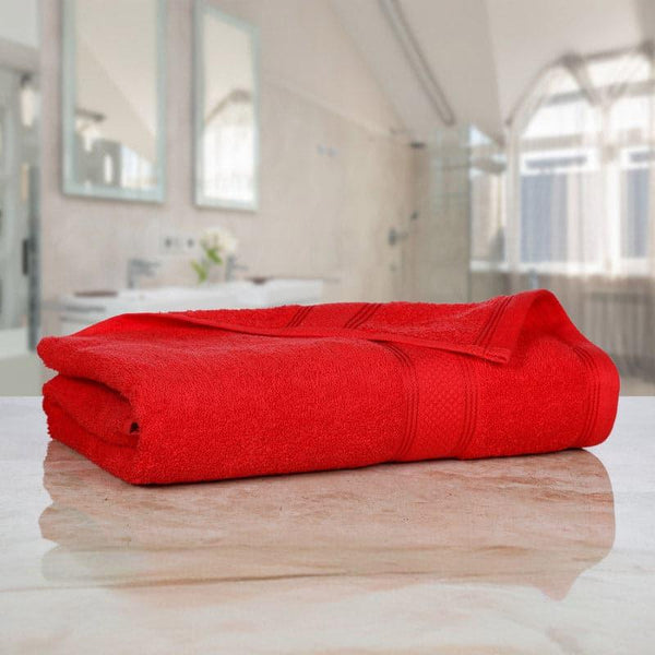 Buy Ozella Bath Towel - Red Bath Towels from Vaaree