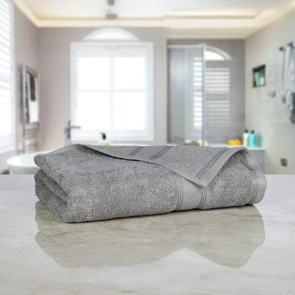 Buy Ozella Bath Towel - Silver Bath Towels from Vaaree