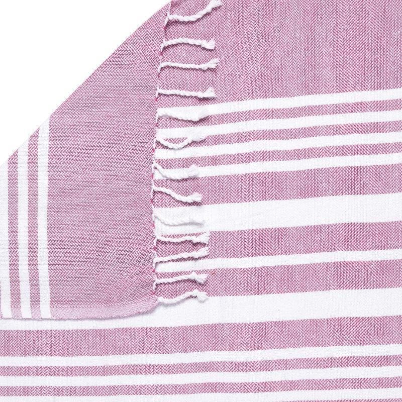 Bath Towels - Pink Cozy Wrap Bath Towels - Three Piece Set