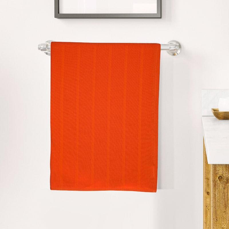 Buy Self Love Bath Towel (Orange) - Set Of Two Bath Towels from Vaaree