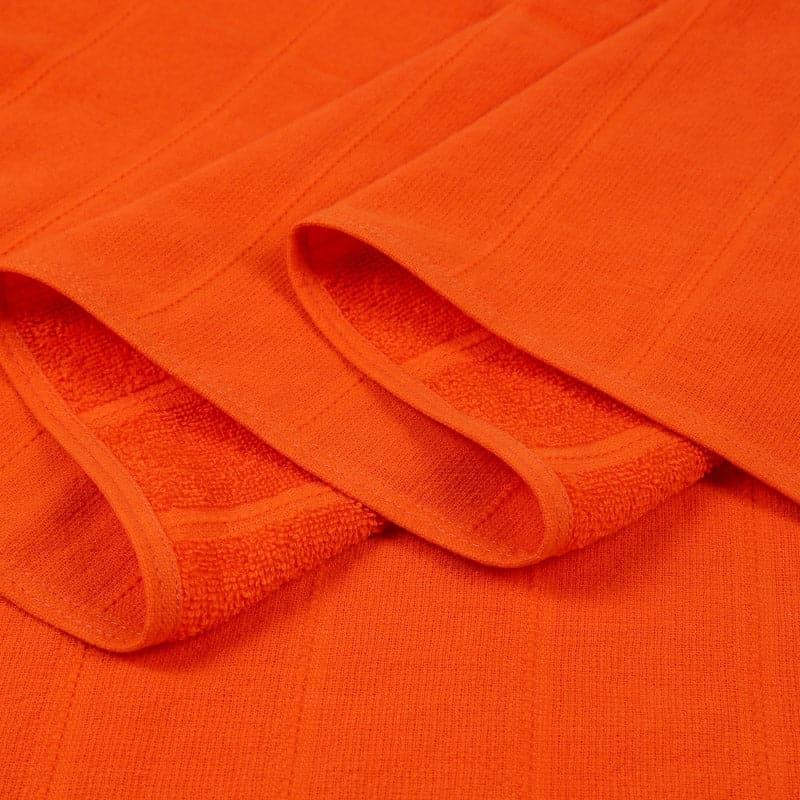 Buy Self Love Bath Towel (Orange) - Set Of Two Bath Towels from Vaaree