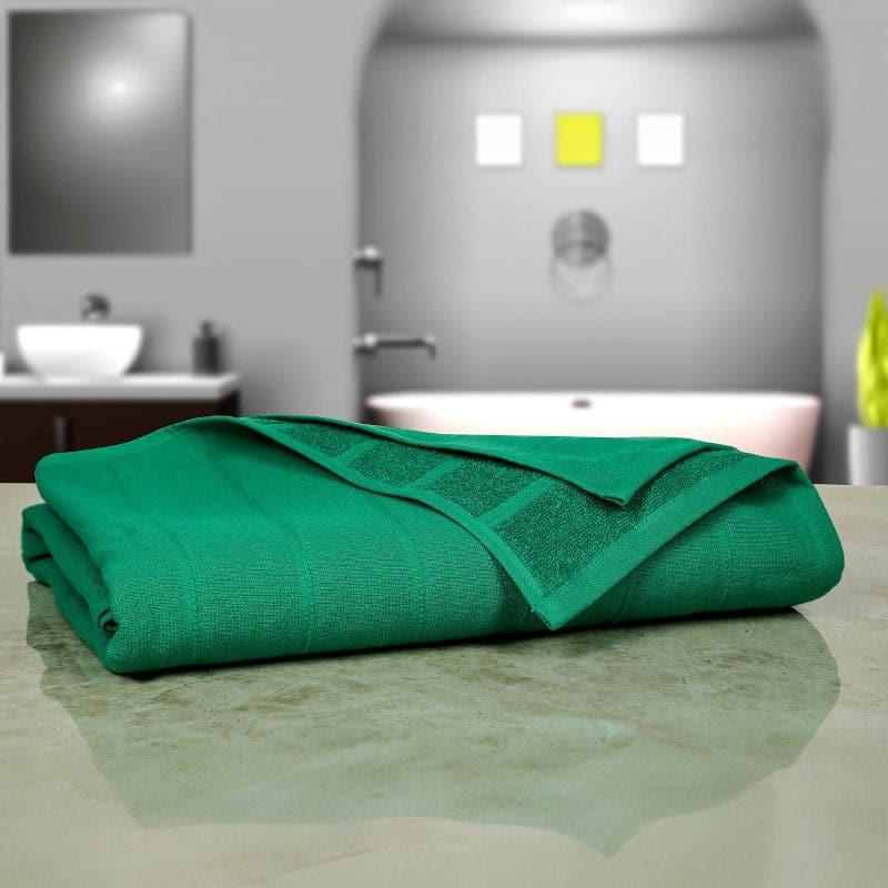 Buy Shower Mate Bath Towel - Green Bath Towels from Vaaree