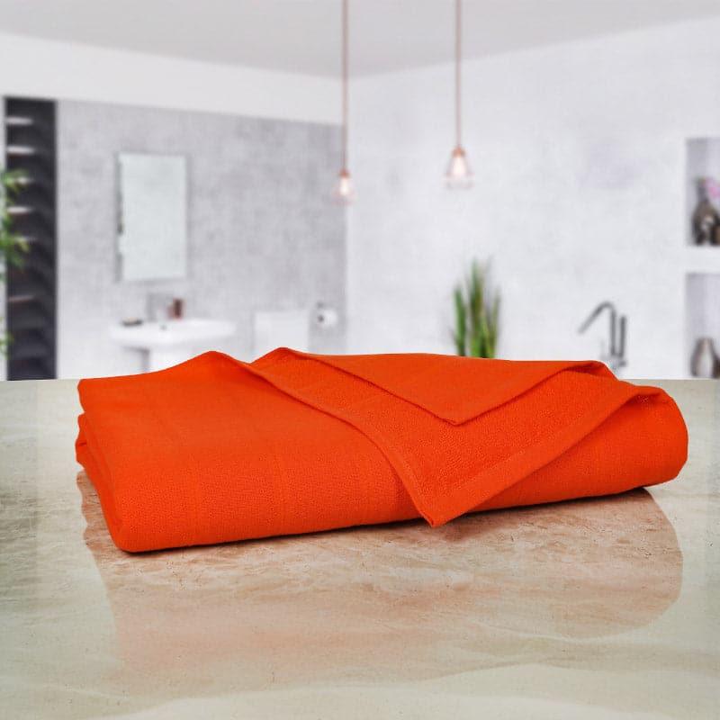 Buy Shower Mate Bath Towel - Orange Bath Towels from Vaaree