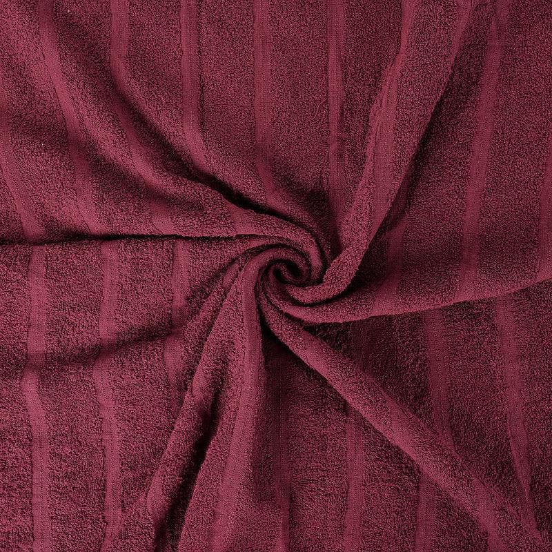 Buy Soak Sorcery Bath Towel - Burgundy Bath Towels from Vaaree