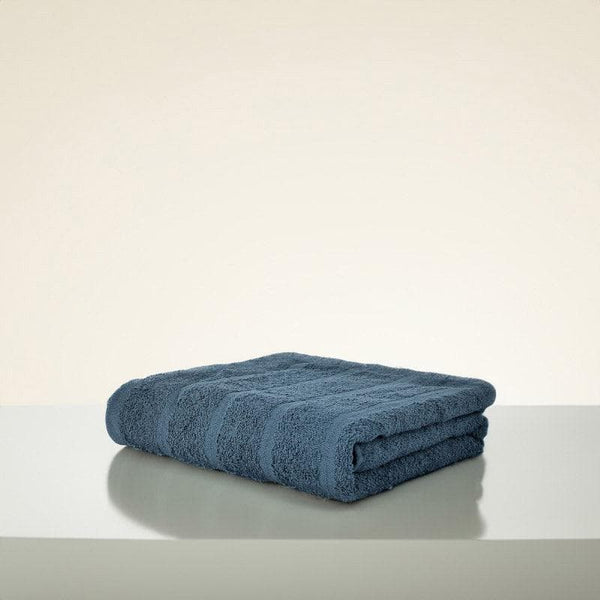 Buy Soak Sorcery Bath Towel - Navy Blue Bath Towels from Vaaree