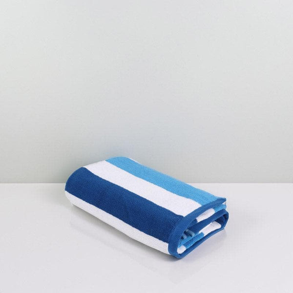 Buy Bath Towels - Stripe Splash Bath Towel - Blue at Vaaree online