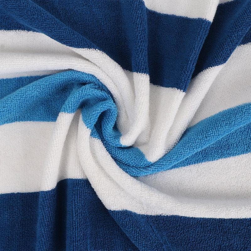 Buy Bath Towels - Stripe Splash Bath Towel - Blue at Vaaree online