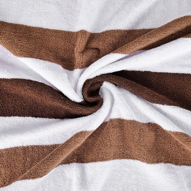 Buy Stripe Splash Bath Towel - Brown Bath Towels from Vaaree