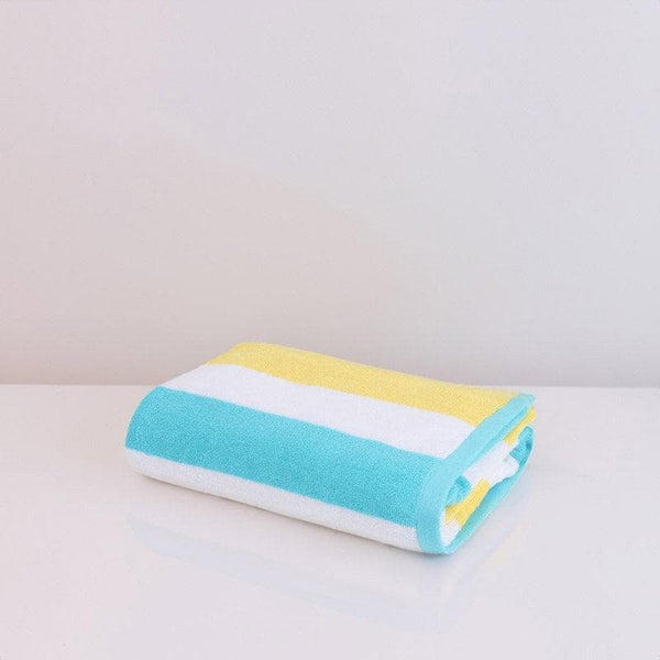 Buy Bath Towels - Stripe Splash Bath Towel - Yellow at Vaaree online