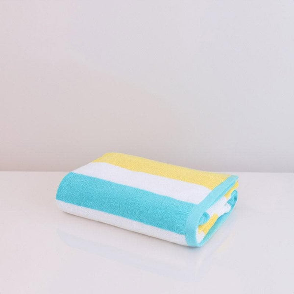 Buy Stripe Splash Bath Towel - Yellow Bath Towels from Vaaree