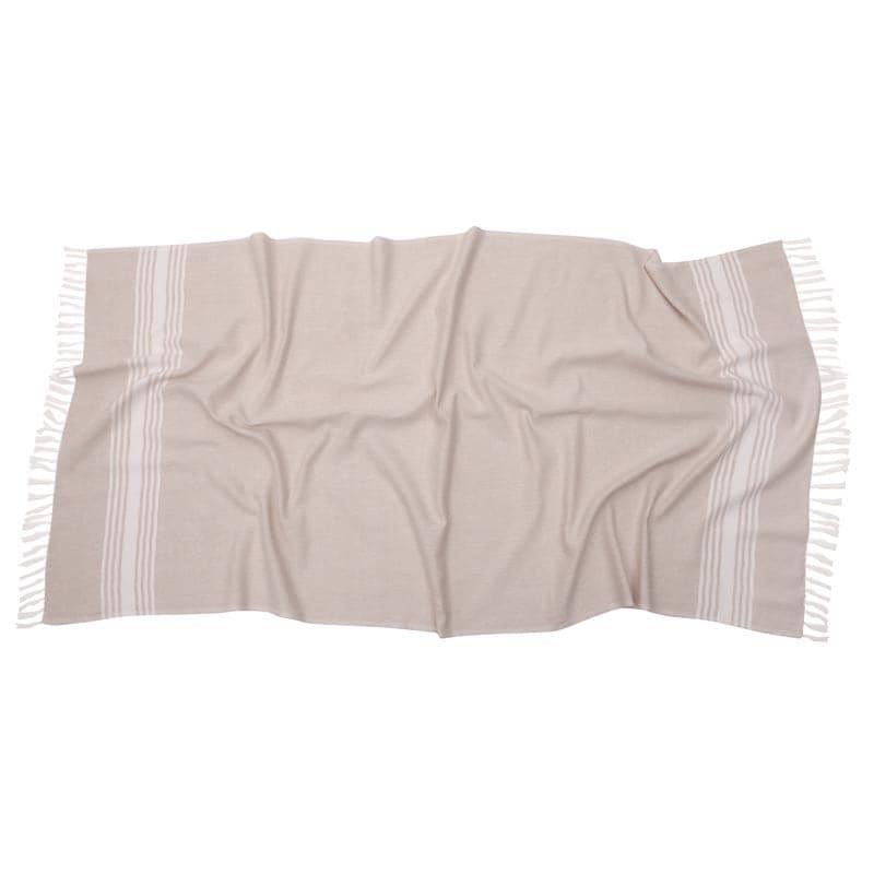 Buy Bath Towels - Striped Bliss Bath Towel - Beige at Vaaree online