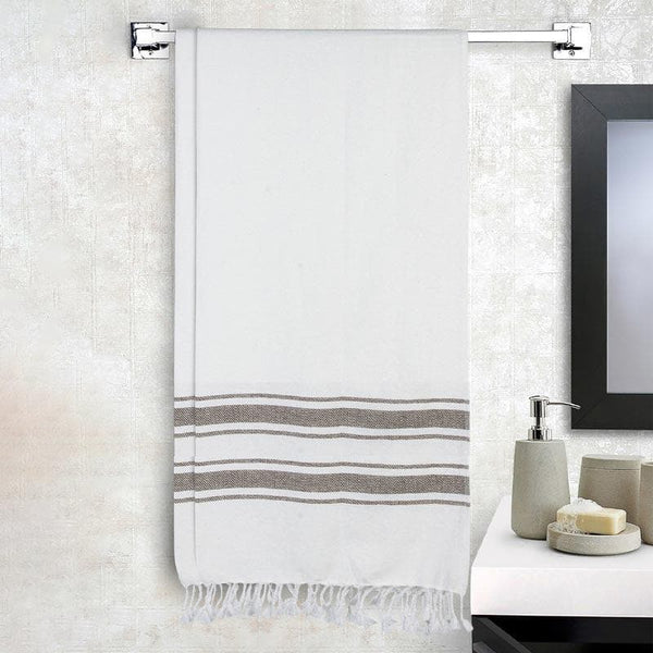 Buy Striped Fresh Breeze Bath Towel - Set Of Two Bath Towels from Vaaree