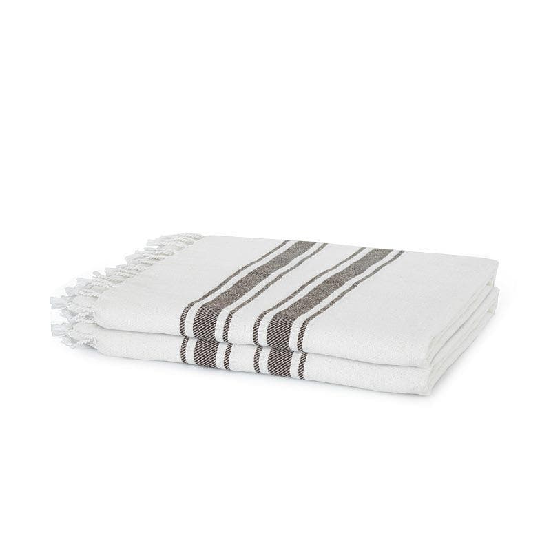 Buy Striped Fresh Breeze Bath Towel - Set Of Two Bath Towels from Vaaree