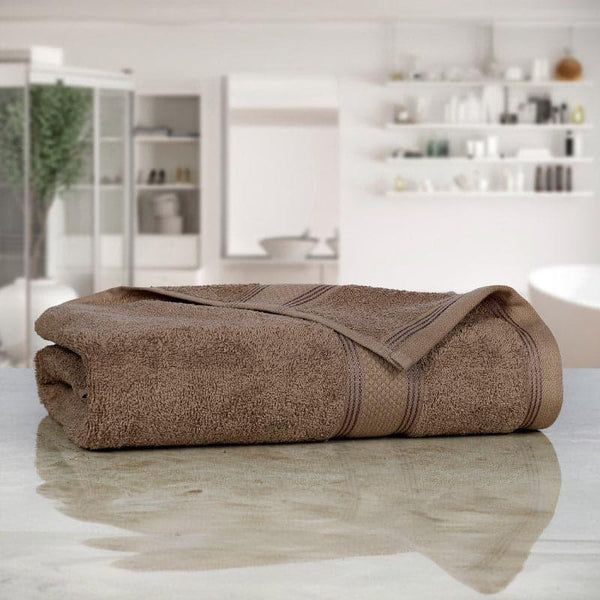 Buy Ziggy Bath Towel - Coffee Bath Towels from Vaaree