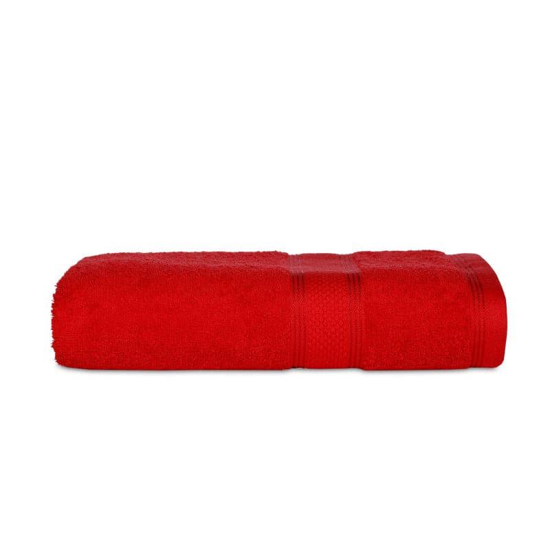 Buy Ziggy Bath Towel - Red Bath Towels from Vaaree