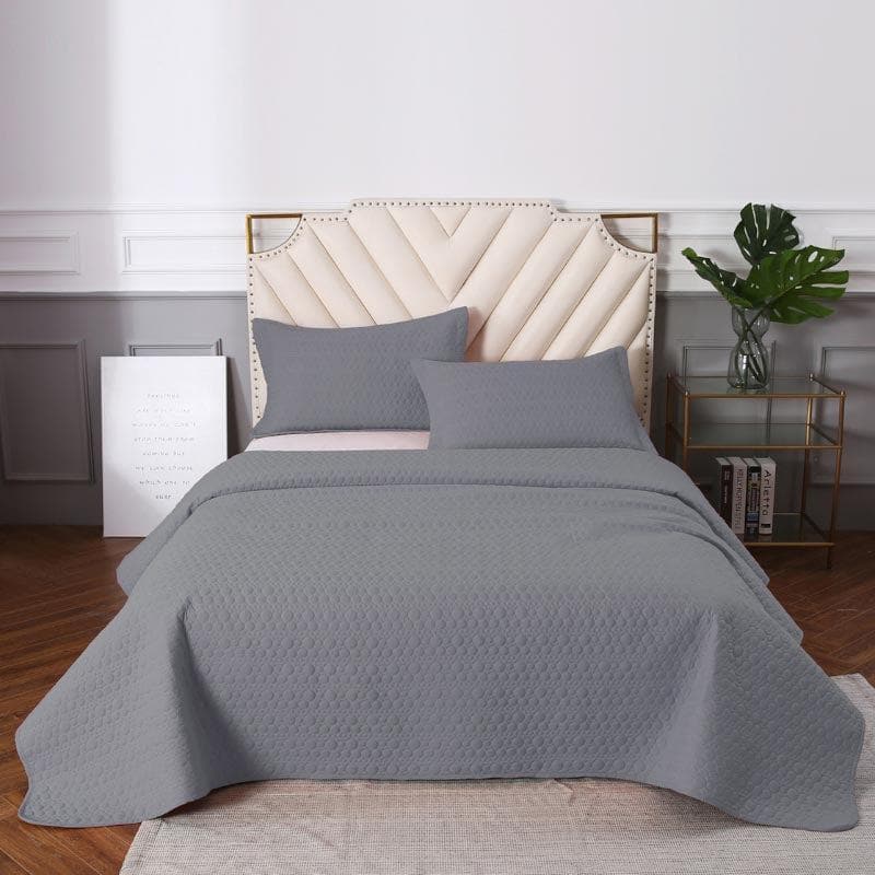 Buy Bloopity Bedcover - Grey Bedcovers from Vaaree