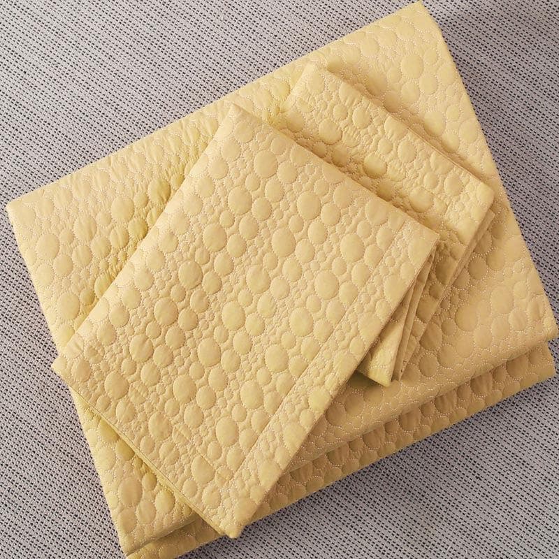 Buy Bloopity Bedcover - Yellow Bedcovers from Vaaree