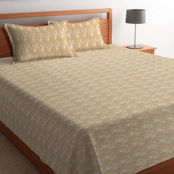 Buy Bedcovers - Boo-Moo Bedcover - Yellow at Vaaree online