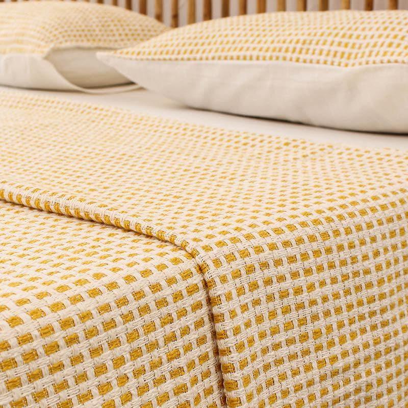 Bedcovers - Girnar Bedcover - Yellow