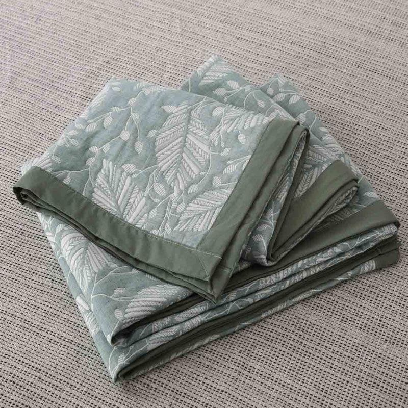 Buy Suki Leafy Bedcover Bedcovers from Vaaree