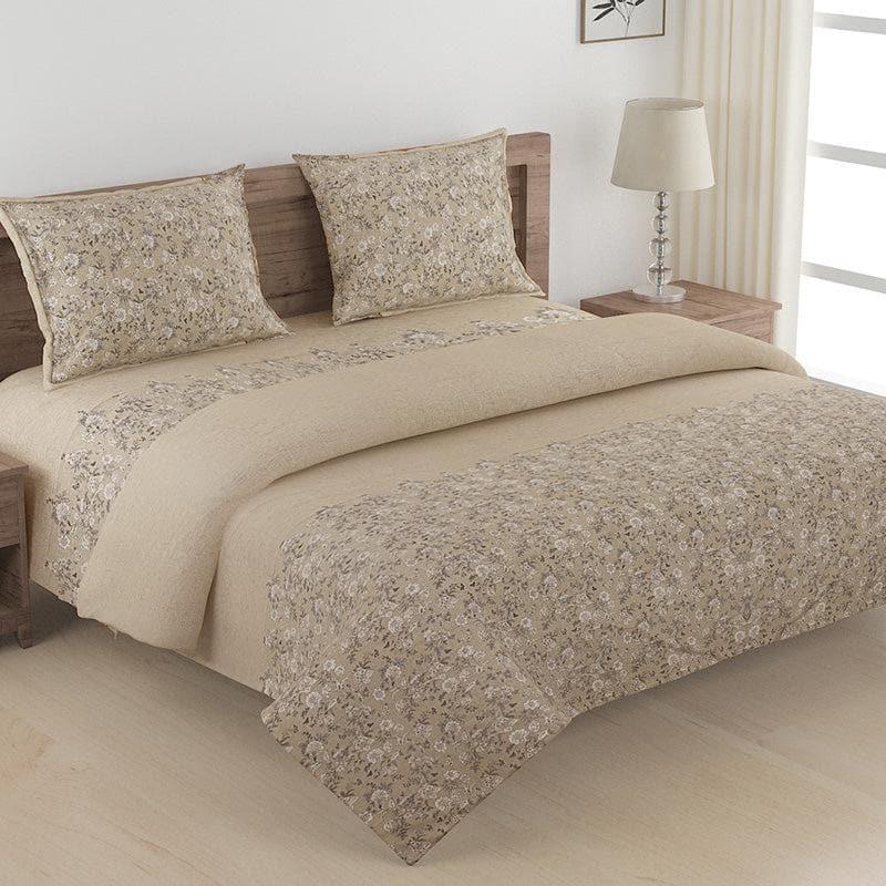 Buy Arza Floral Bedding Set - Beige Bedding Set from Vaaree