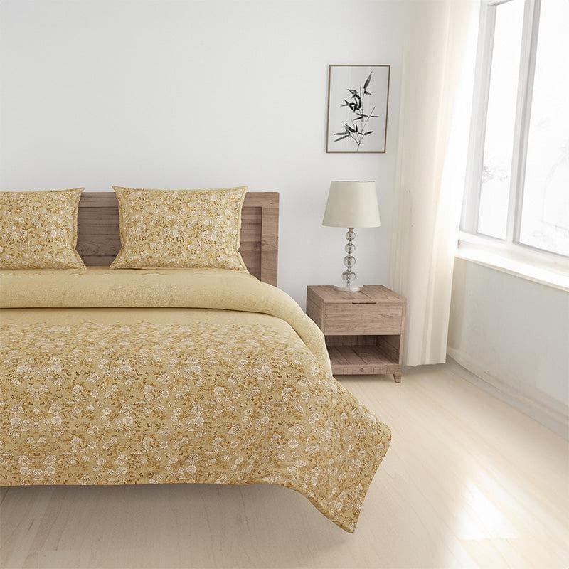 Buy Arza Floral Bedding Set - Yellow Bedding Set from Vaaree