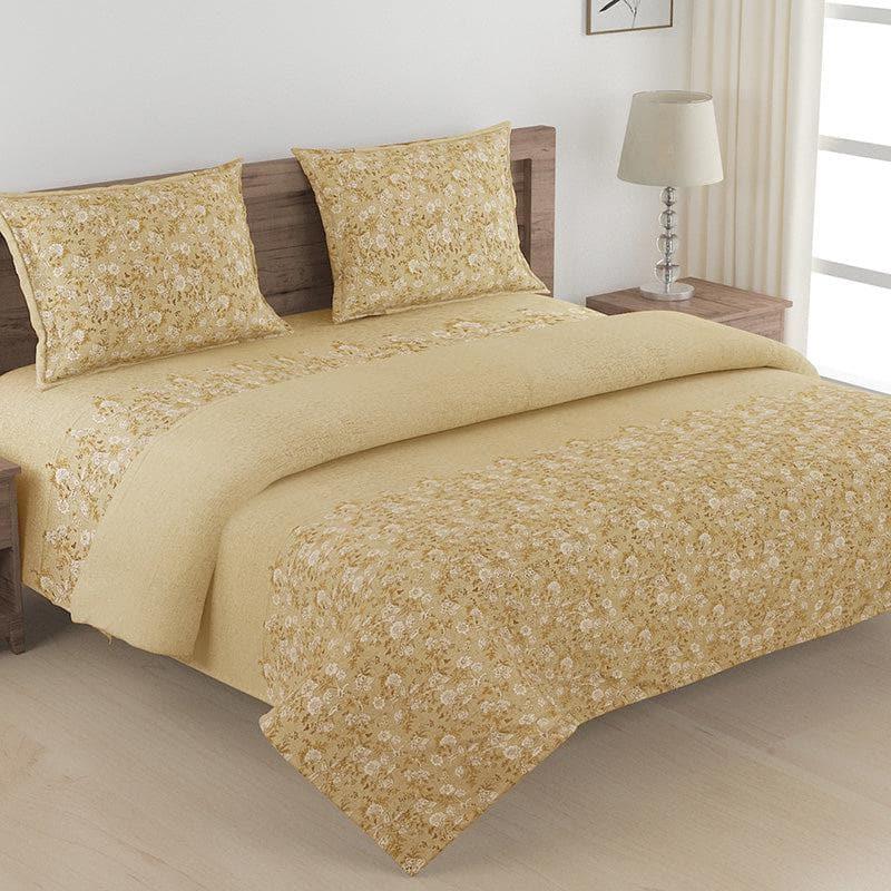 Buy Arza Floral Bedding Set - Yellow Bedding Set from Vaaree