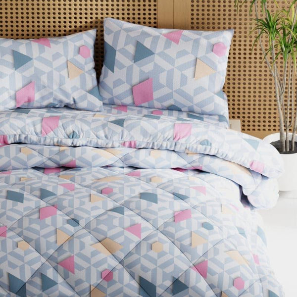 Buy Hitaishi Geometric Bedding Set Bedding Set from Vaaree