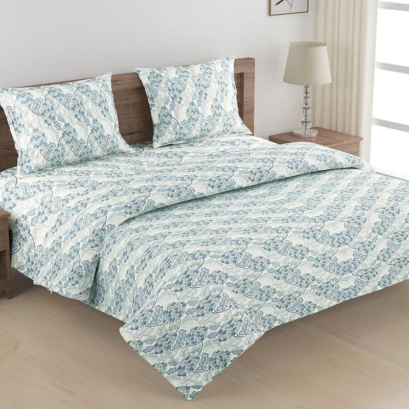 Buy Inara Floral Bedding Set - Blue Bedding Set from Vaaree