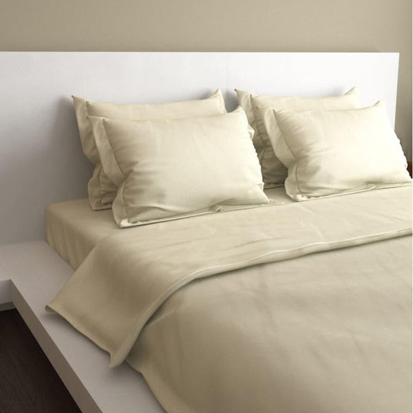 Buy Simply Solids Bedding Set - Ivory Bedding Set from Vaaree