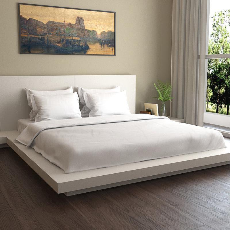 Buy Simply Solids Bedding Set - White Bedding Set from Vaaree