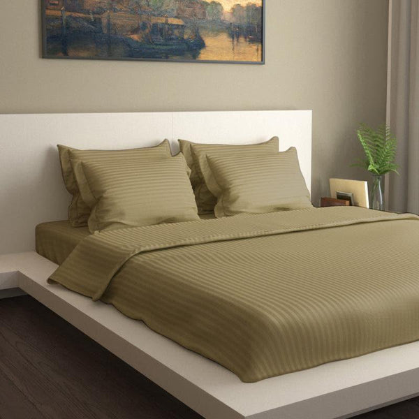 Buy Solid Vibe Bedding Set - Beige Bedding Set from Vaaree