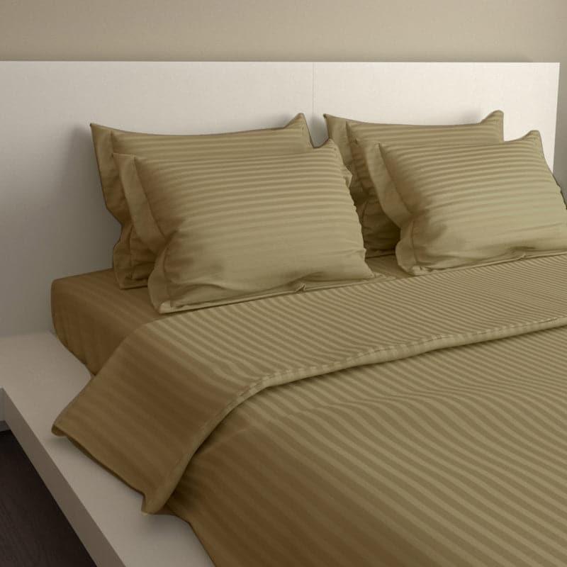 Buy Solid Vibe Bedding Set - Beige Bedding Set from Vaaree