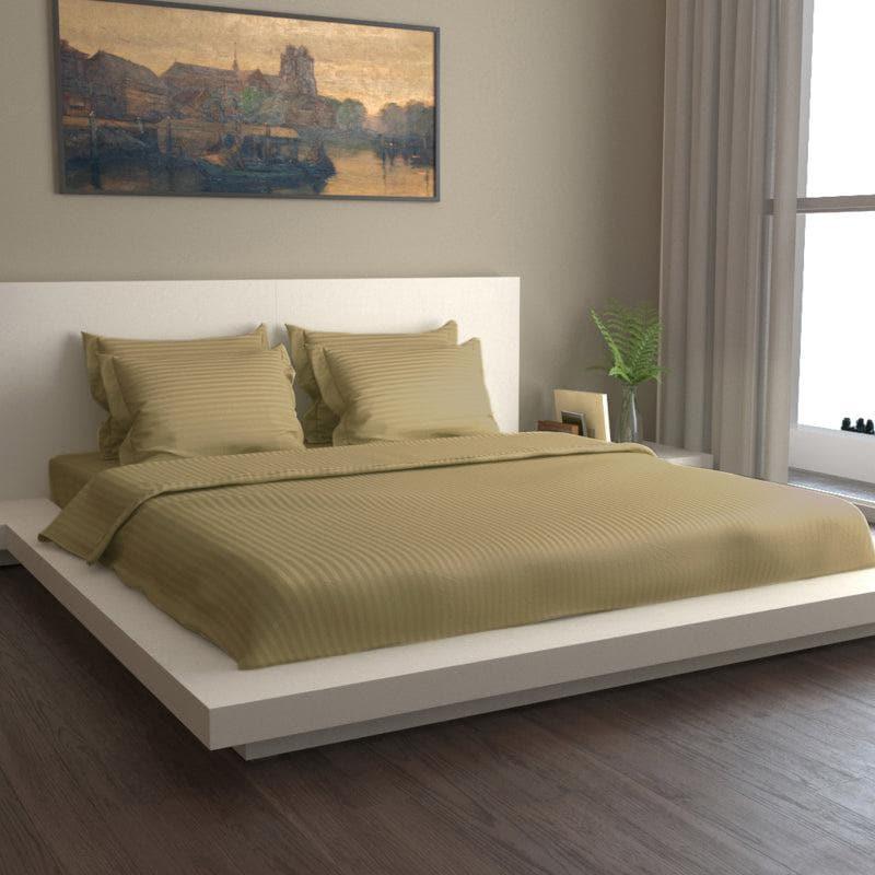 Buy Solid Vibe Bedding Set - Beige Bedding Set from Vaaree