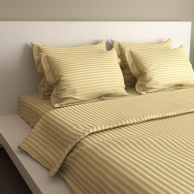 Buy Solid Vibe Bedding Set - Gold Bedding Set from Vaaree