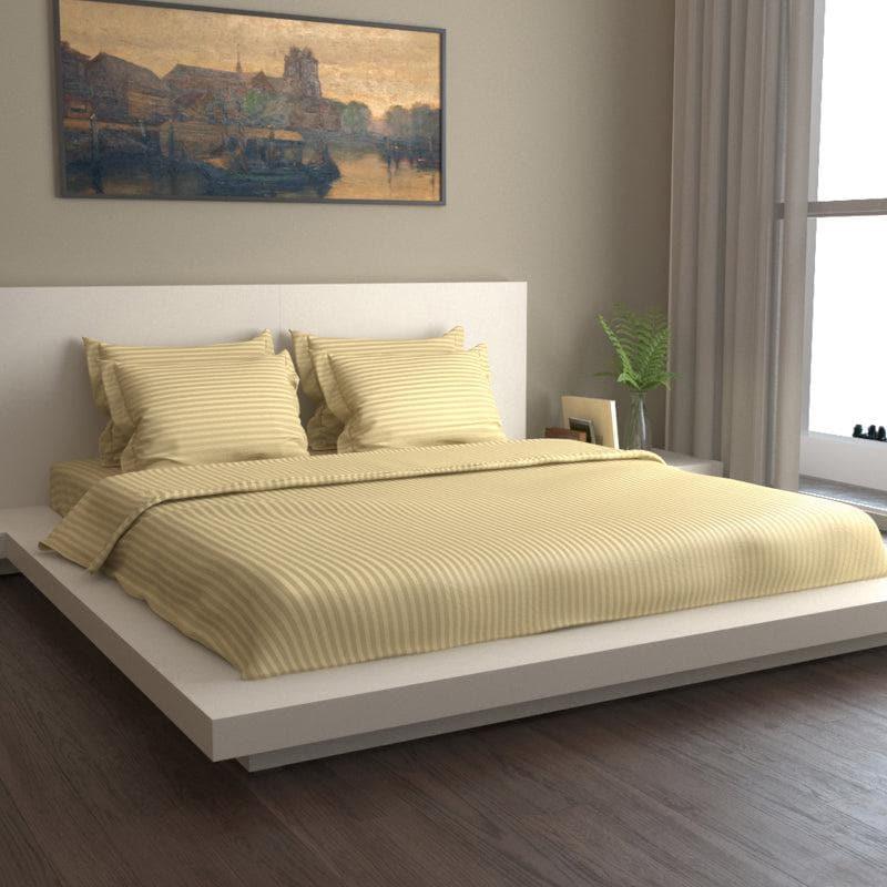 Buy Solid Vibe Bedding Set - Gold Bedding Set from Vaaree