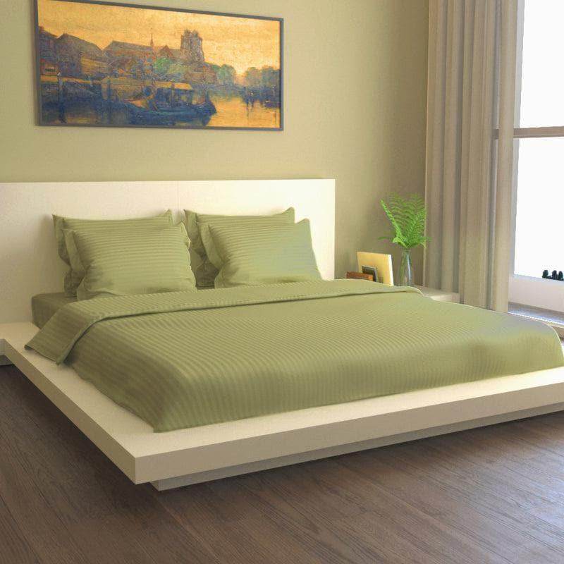 Buy Solid Vibe Bedding Set - Green Bedding Set from Vaaree