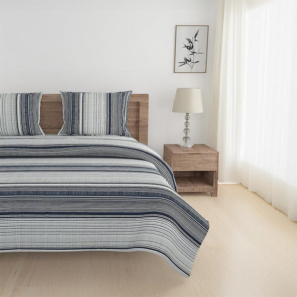 Buy Virika Striped Bedding Set Bedding Set from Vaaree