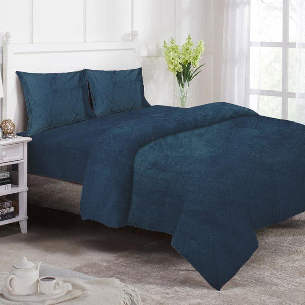 Buy Winterscape Bedding Set - Ash Blue Bedding Set from Vaaree