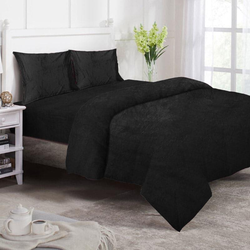 Buy Winterscape Bedding Set - Charcoal Bedding Set from Vaaree