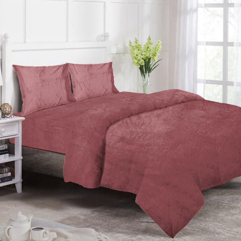 Buy Winterscape Bedding Set - Dust Pink Bedding Set from Vaaree