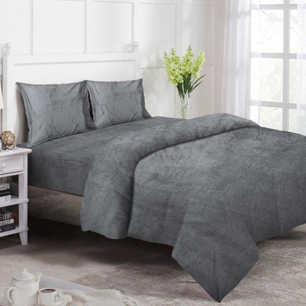 Buy Winterscape Bedding Set - Grey Bedding Set from Vaaree