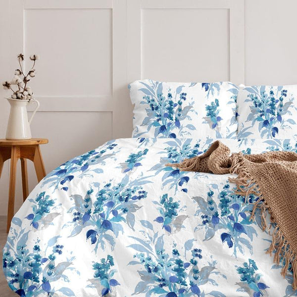 Bedsheets - Agala Snapdragon Bedsheet - Blue