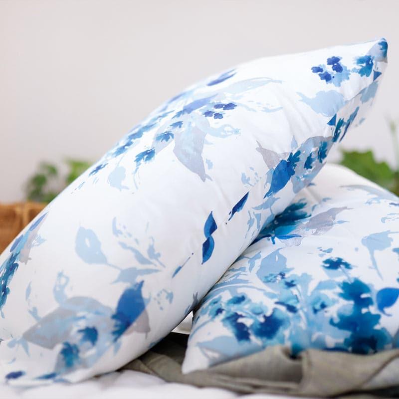 Buy Agala Snapdragon Bedsheet - Blue Bedsheets from Vaaree