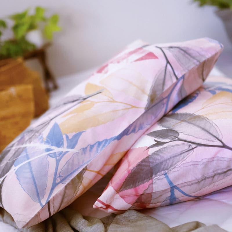 Buy Bedsheet - Agatha Spring Bedsheet - Pastel Pink at Vaaree online