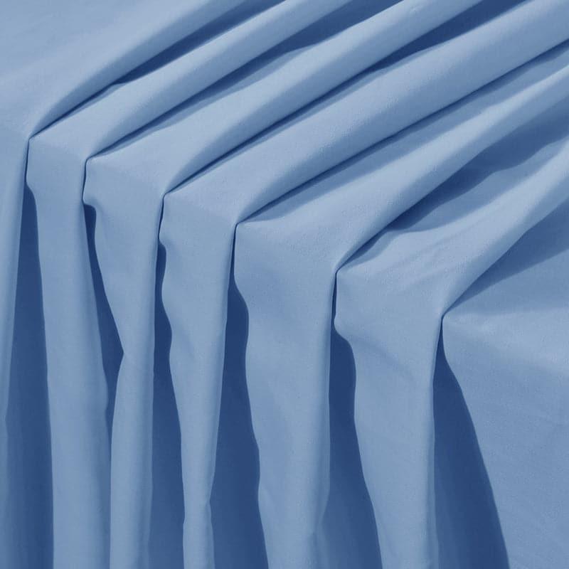 Buy Aiden Solid Bedsheet - Blue Bedsheets from Vaaree