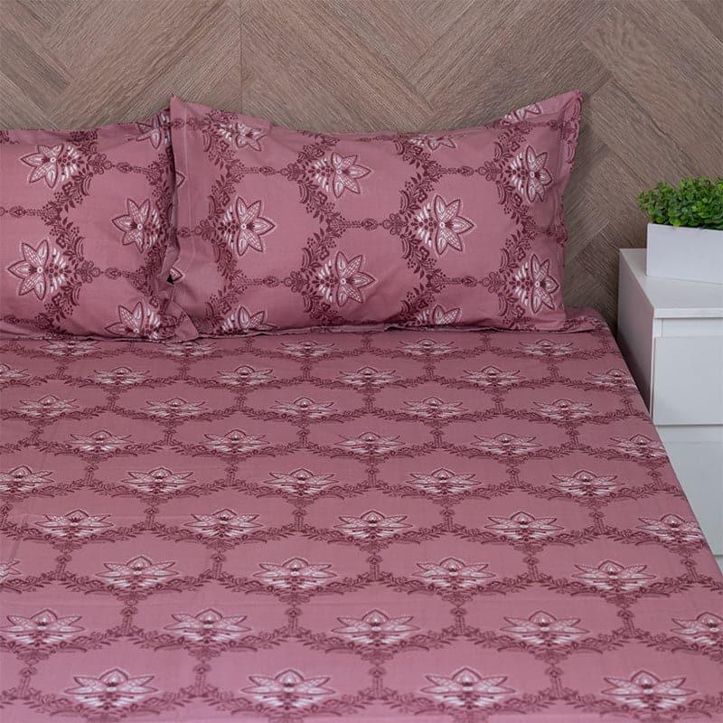 Buy Amora Ethnic Bedsheet - Red Bedsheets from Vaaree