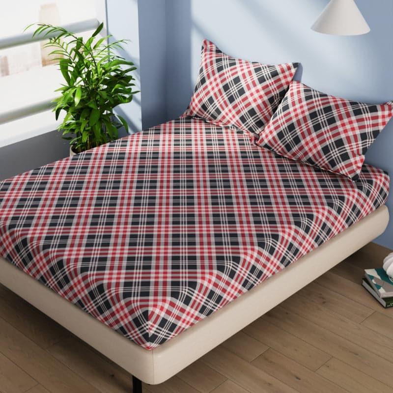 Buy Camden Checkered Bedsheet Bedsheets from Vaaree