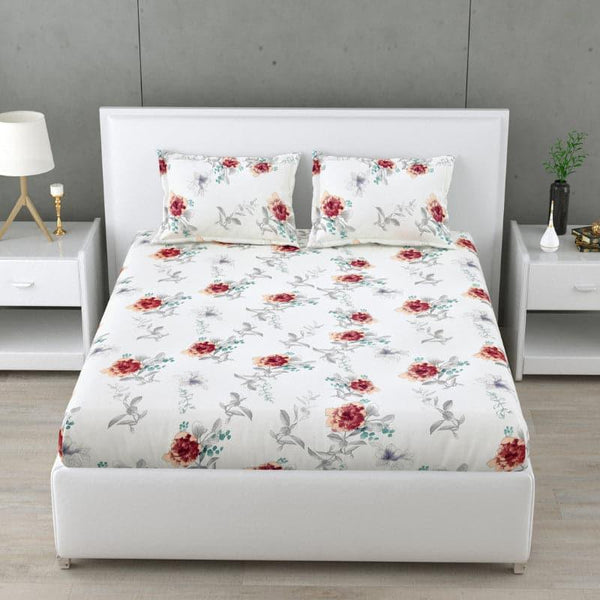 Buy Capri Floral Bedsheet Bedsheets from Vaaree