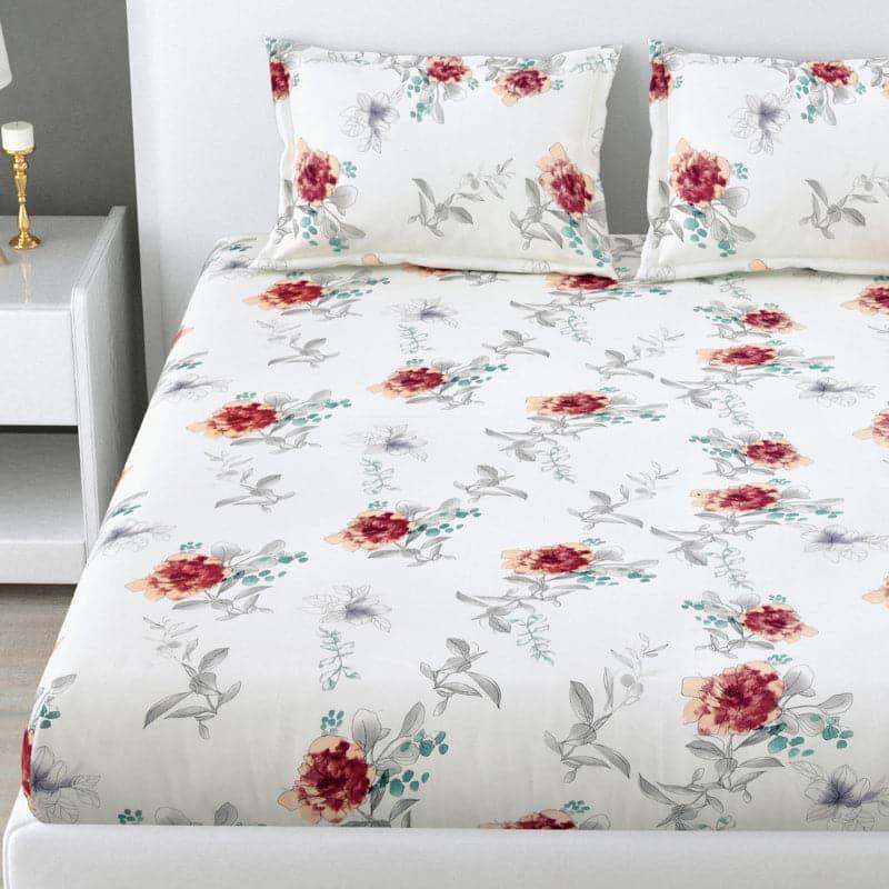 Buy Capri Floral Bedsheet Bedsheets from Vaaree